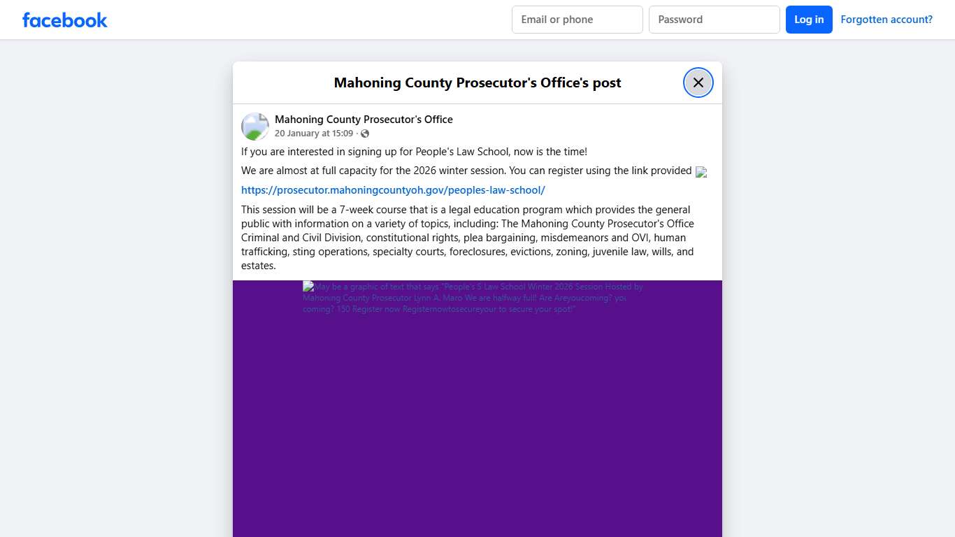 If you are... - Mahoning County Prosecutor's Office Facebook